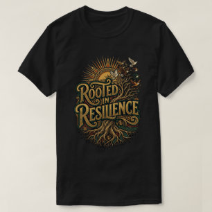 Camiseta Enraizado na Resiliência feliz dia de juneteenth A