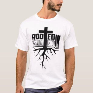 Camiseta Enraizado reservado em Cristo