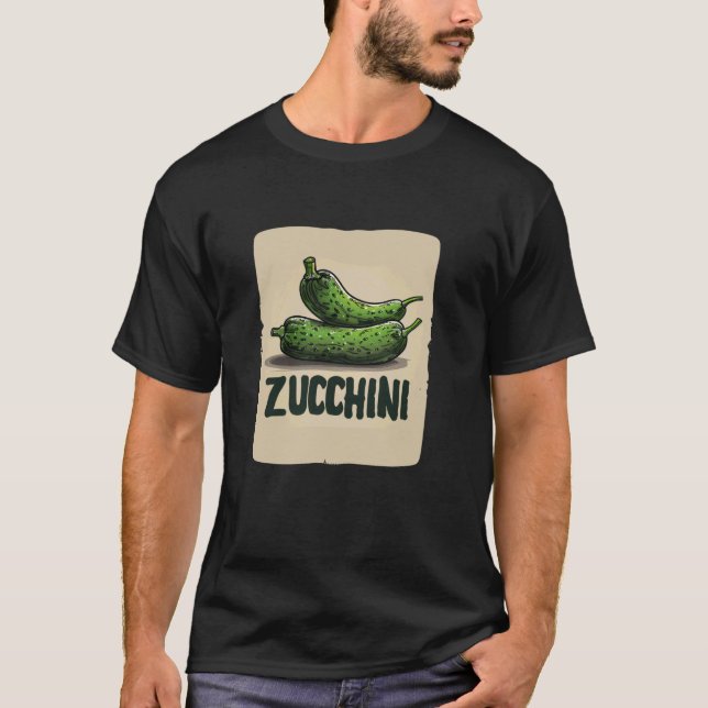Camiseta Enriquecho Zucchini para Meninos e Meninas (Frente)