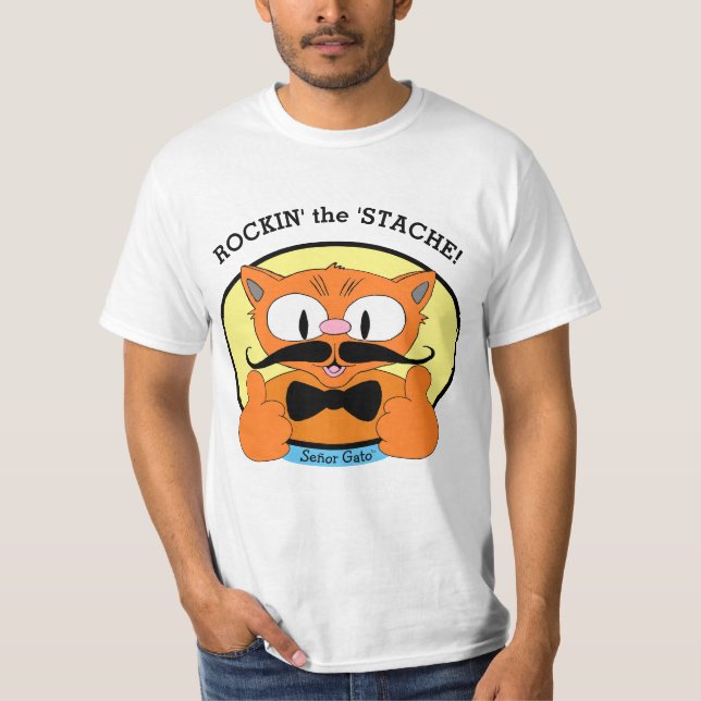 Camiseta Enrochendo o "Cachorro! Gato de Cartoon do Senhor (Frente)