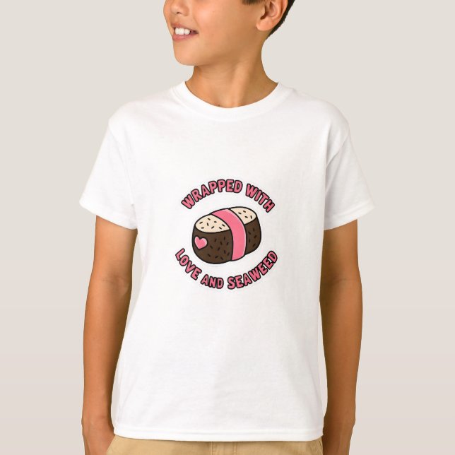 Camiseta Enrolado com amor e algas marinhas (Frente)