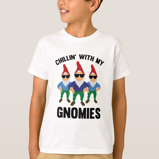 Camiseta Enrolando Com Meus Gnomos (Frente)