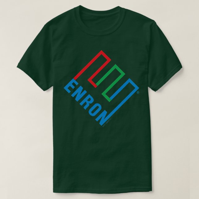 Camiseta Enron Retro Vintage (Frente do Design)