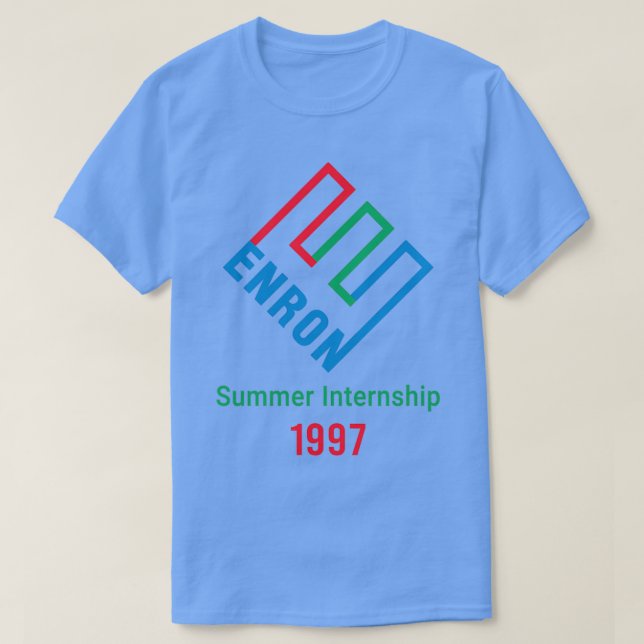 Camiseta Enron Summer Internship (Frente do Design)