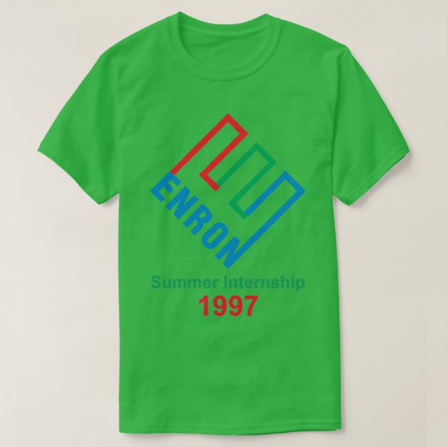 Camiseta Enron Summer Internship 1997 (Frente do Design)