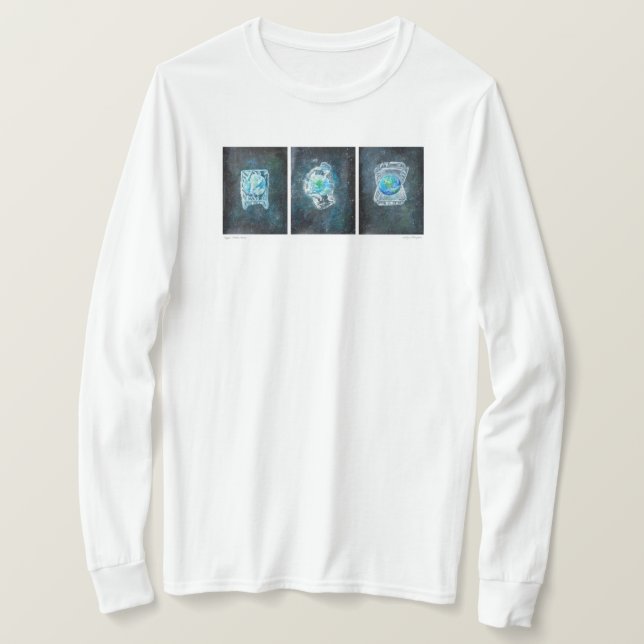 Camiseta Ensacado, engarrafado, encaixotado (Frente do Design)