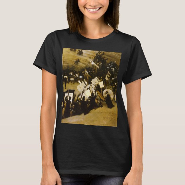 Camiseta Ensaio da Orquestra Pasdeloup por JS Sargent (Frente)