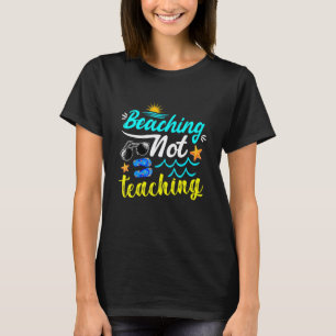Camiseta Ensaio na Praia Não Ensino Professor Óculos de Sol