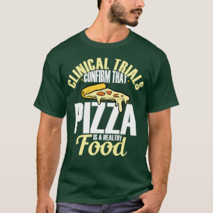 Camiseta Ensaios Clínicos Confiram Que A Pizza É Um Fo Saud