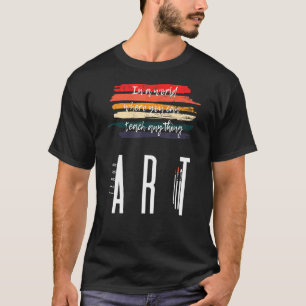 Camiseta Ensina Arte De Volta À Escola Professora Retro Vin