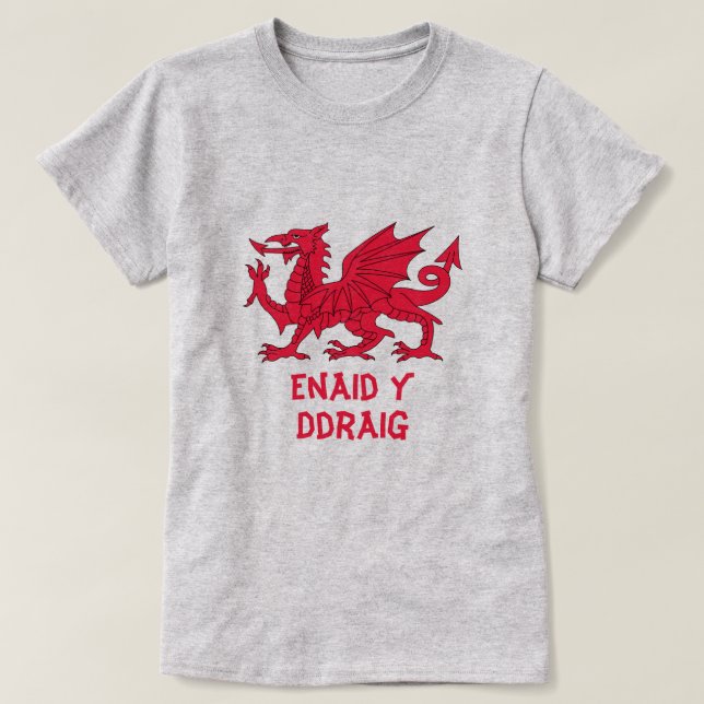 Camiseta Ensinado por Ddraig I A Alma do Dragão (Frente do Design)