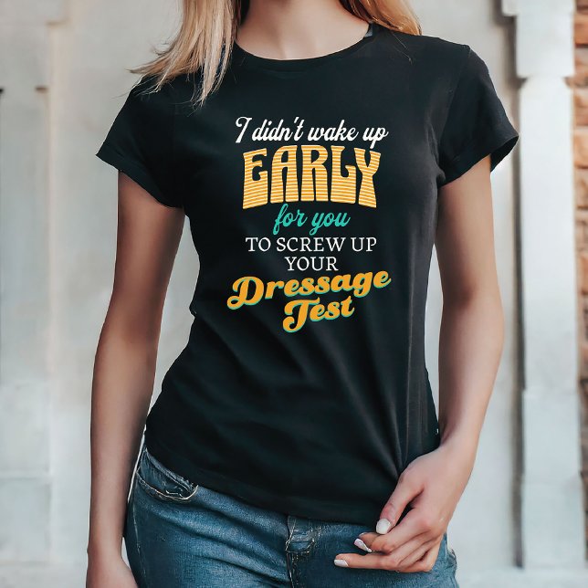 Camiseta Ensinador de Cavalo Retro Engraçado Mostra Equestr (Criador carregado)