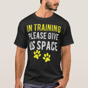 Camiseta Ensinador Engraçado De Cães No Treinamento Por Fav