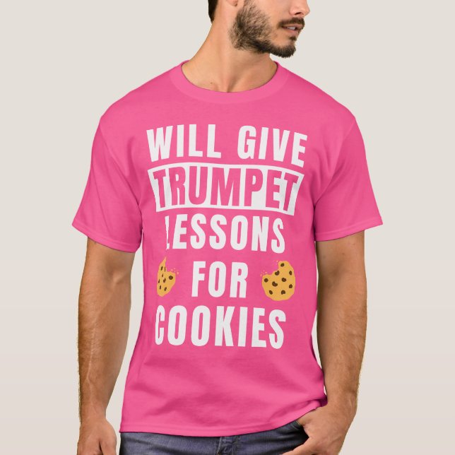 Camiseta Ensinamentos De Professores De Trompete Para Cooki (Frente)