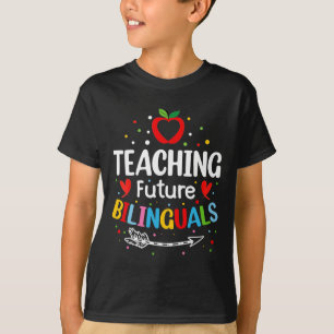 Camiseta Ensinando Futuros Bilingues - Professores de Espan