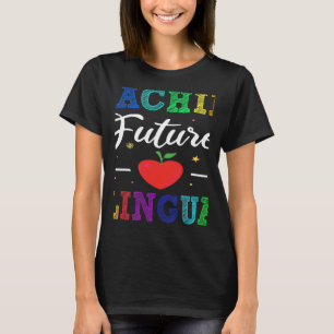 Camiseta Ensinando Futuros Bilíngues Professores de Espanho