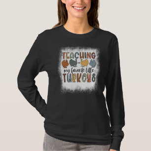Camiseta Ensinando Meus Pequenos Perus Obrigados de Profess