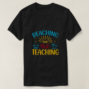 Camiseta Ensinando Não Ensinando Engraçado Professor Verão