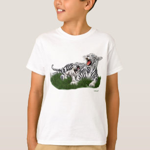 Camiseta Ensinando seu filhote a rugir