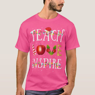 Camiseta Ensinar Amor Inspira Natal Engraçado