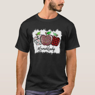 Camiseta Ensinar Amor Inspire Almoço Senhora Apple Leopardo