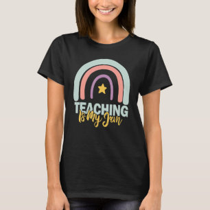 Camiseta Ensinar É A Minha Apreciação De Professores Da Esc