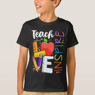 Camiseta Ensinar Ensino Bonito E Inspirar Homens Professore