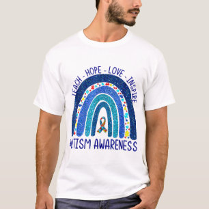 Camiseta Ensinar Esperança Amor Inspira Professora Vestimos