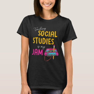 Camiseta Ensinar Estudos Sociais É Minha Paixão De Volta À 