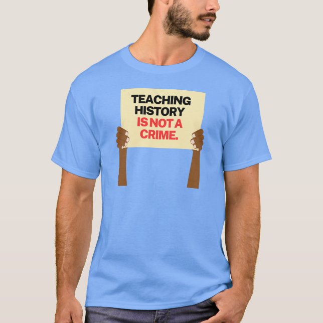 Camiseta Ensinar História não é Crime 2 (Frente)