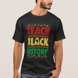 Camiseta Ensinar História Negra Mês Orgulho Professores