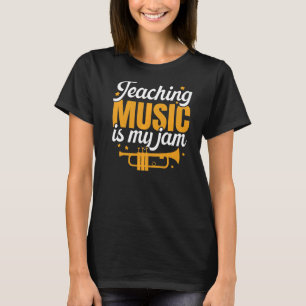 Camiseta Ensinar Música É Meu Professor De Música Jam Músic