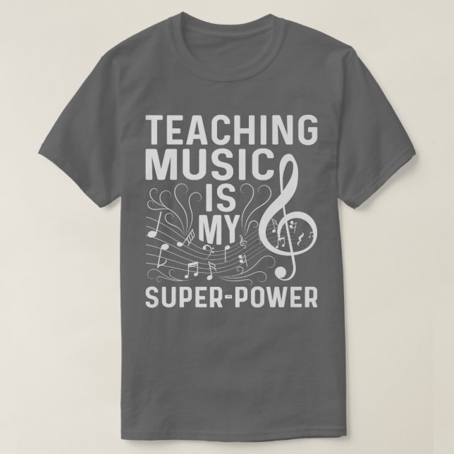 Camiseta Ensinar Música É Minha Pia De Equipamento Pianista (Frente do Design)