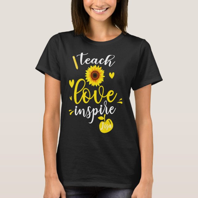 Camiseta Ensinar O Amor A Voltar À Aula (Frente)