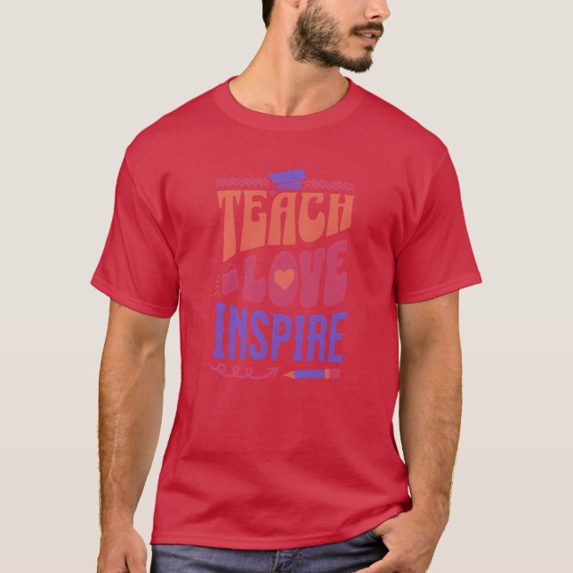 Camiseta Ensine Amor vintage (Frente)
