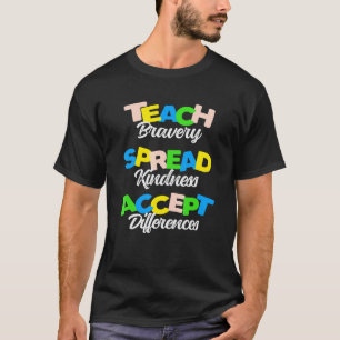 Camiseta Ensine Coragem Bondade Ed Professor Use Vermelho E