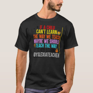 Camiseta Ensine O Modo Como Aprendem O Gráfico De Consciênc
