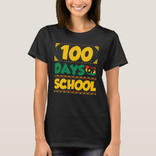 Camiseta Ensine Tema do Mês da História Negra de 100 Dias d