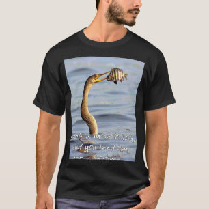 CAMISETA ENSINE UM HOMEM A PESCAR ELE COMERÁ POR UMA VIDA T