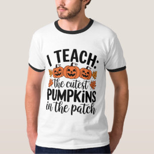 Camiseta "Ensino a abóbora mais picante no patch
