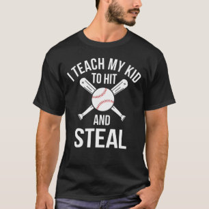 Camiseta Ensino A Bater E Roubar Pais Divertidos