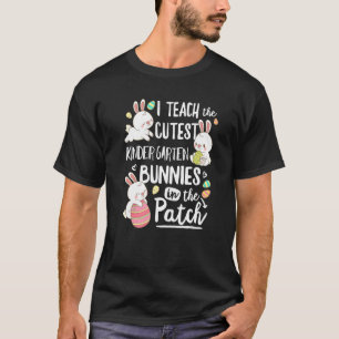Camiseta Ensino A Professora De Coelhinhos De Jardim Mais B