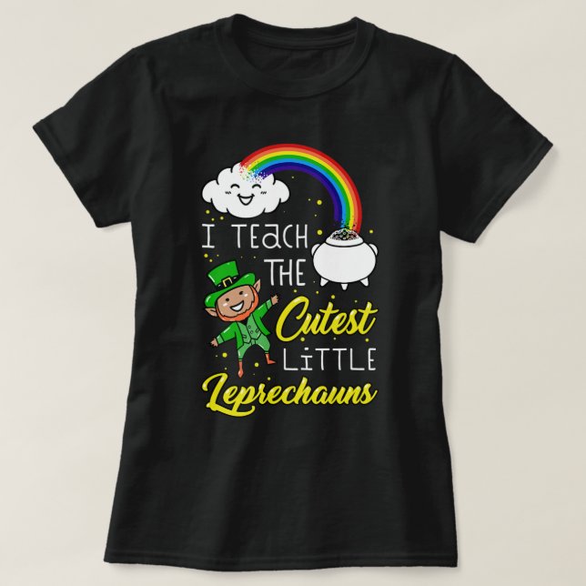 Camiseta Ensino A Rua De Leprechauns Mais Capazes, Patrick  (Frente do Design)