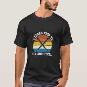 Camiseta Ensino As Crianças A Atingir E Roubar Roupa