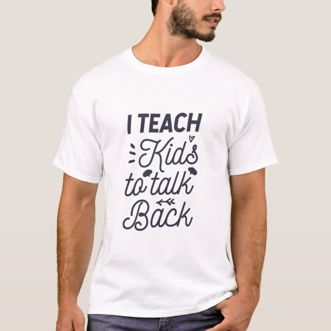 Camiseta Ensino As Crianças A Falar De Volta (Frente)