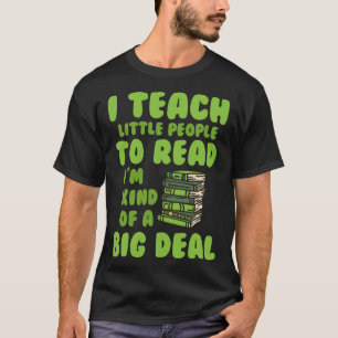 Camiseta Ensino As Pessoas A Lerem O Livro Grande Um Livro