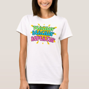 Camiseta Ensino, Beachin, Repetindo com Sol