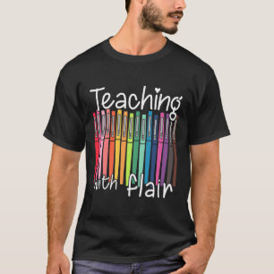 Camiseta Ensino Com Flair Caneta Professor Byck Para A Esco