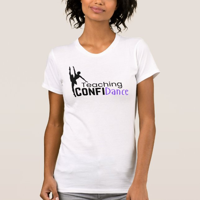Camiseta Ensino ConfiDance - Dança Professora Dança (Frente)