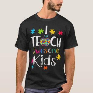 Camiseta Ensino Crianças Incríveis Autismo Conscientista 